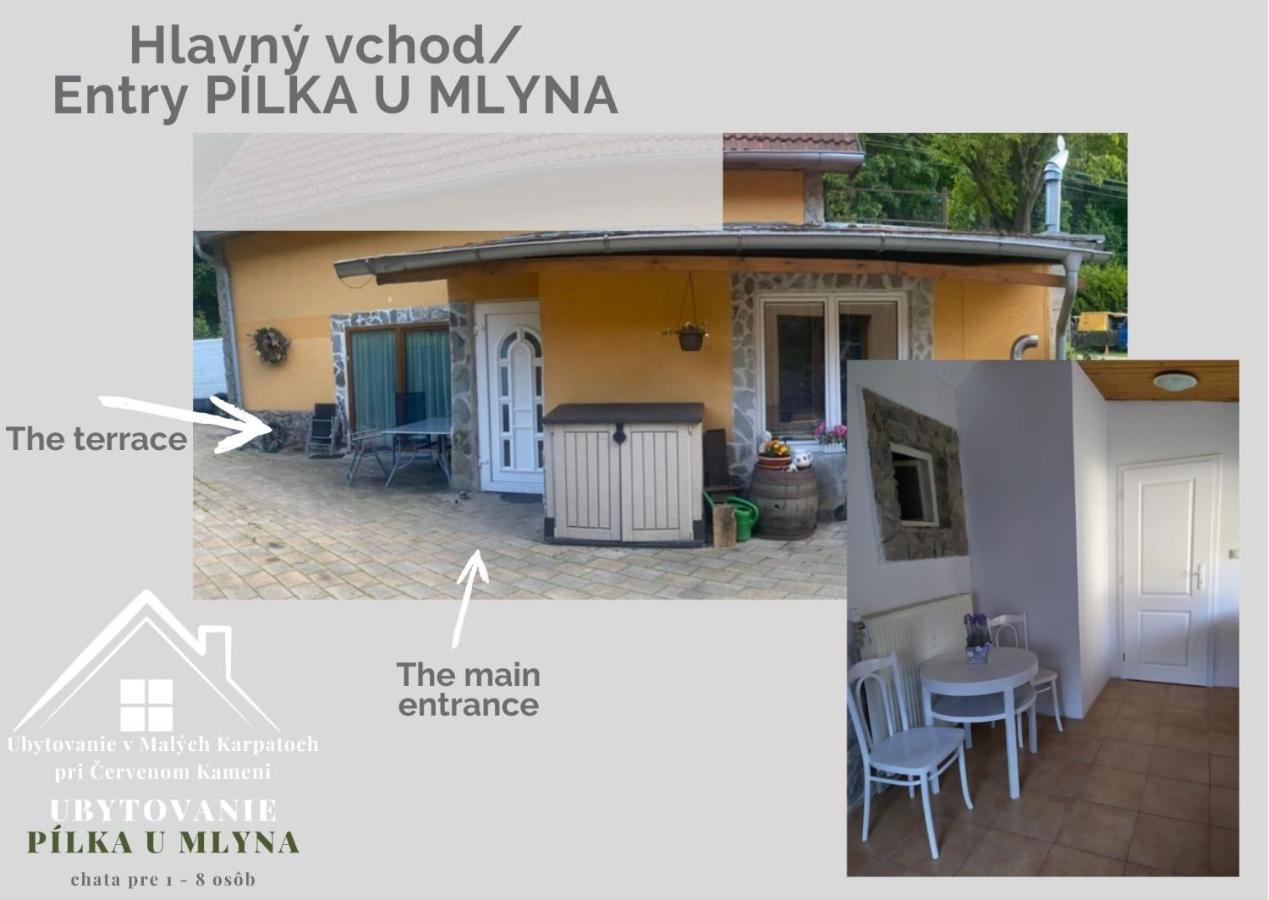 Ubytovanie Pod Cervenym Kamenom Male Karpaty Pila  Dış mekan fotoğraf