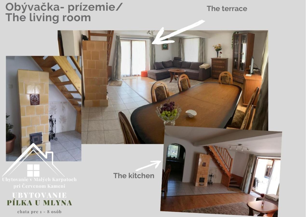 Ubytovanie Pod Cervenym Kamenom Male Karpaty Pila  Dış mekan fotoğraf