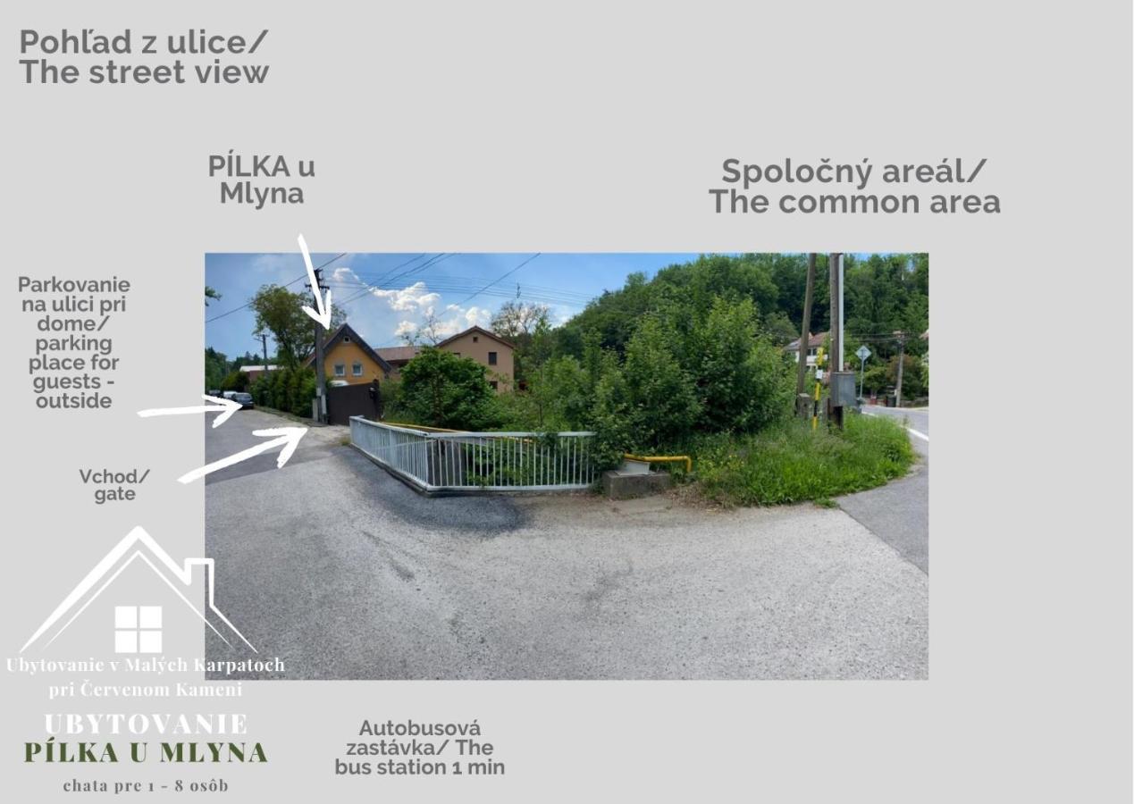 Ubytovanie Pod Cervenym Kamenom Male Karpaty Pila  Dış mekan fotoğraf