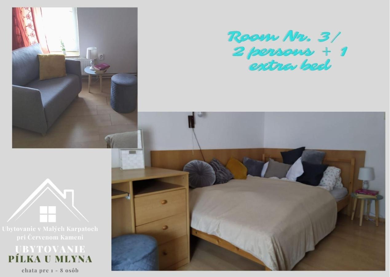 Ubytovanie Pod Cervenym Kamenom Male Karpaty Pila  Dış mekan fotoğraf
